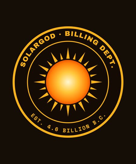 Billing Dept. staff badge hoodie design